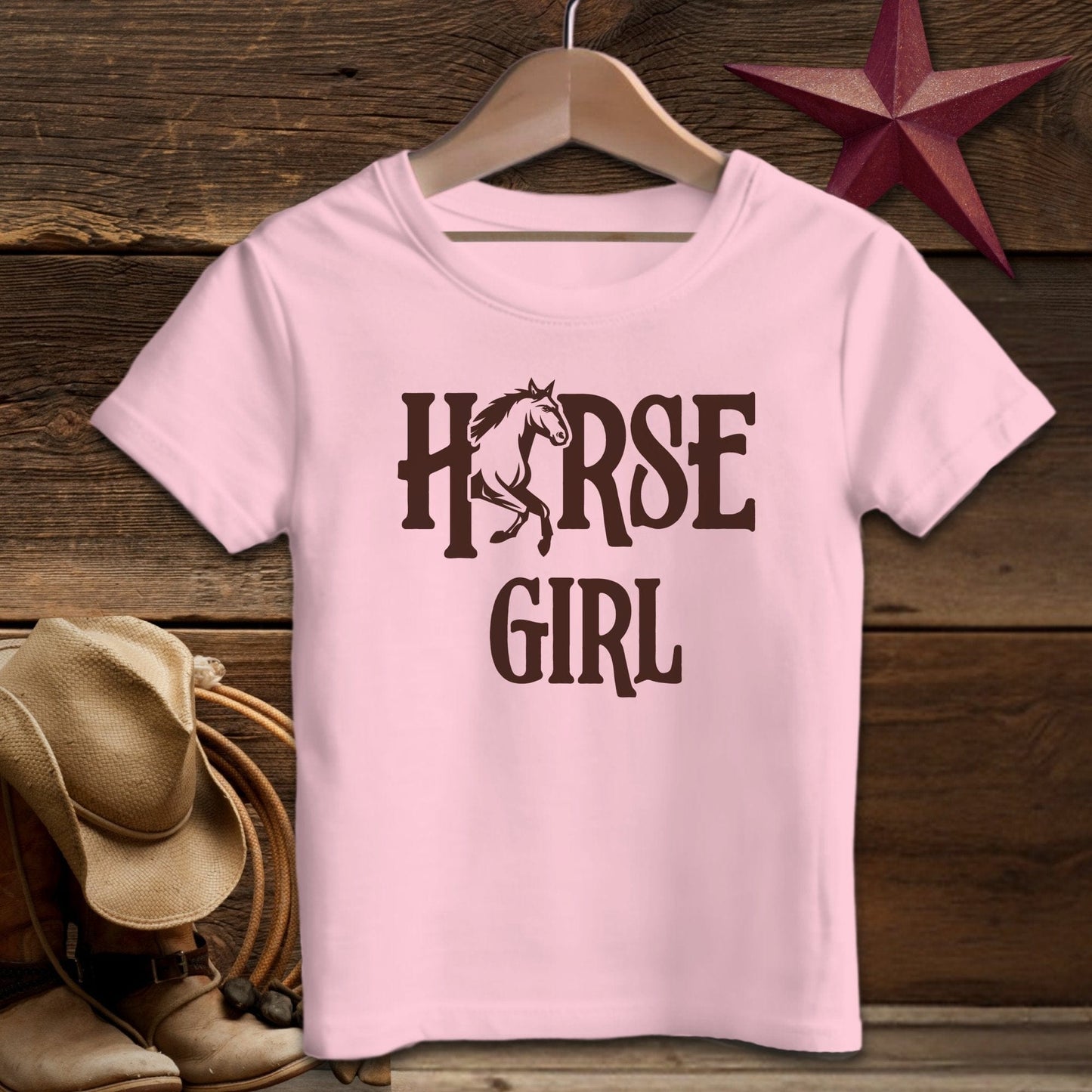 Baby Shirts T-Shirt Infant / 12 Months / Pink Horse Girl - Baby Shirt