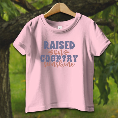 Baby Shirts T-Shirt Infant / 12 Months / Pink Raised on Country Sunshine - Baby Shirt