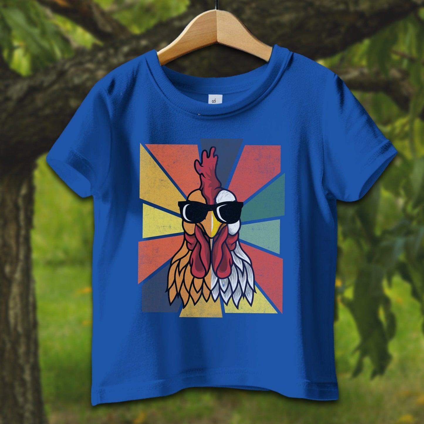 Baby Shirts T-Shirt Infant / 12 Months / Royal Cool Rooster - Baby Shirt