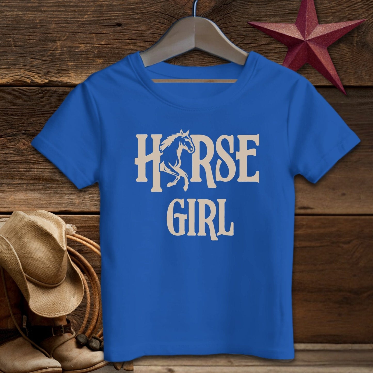 Baby Shirts T-Shirt Infant / 12 Months / Royal Horse Girl - Baby Shirt