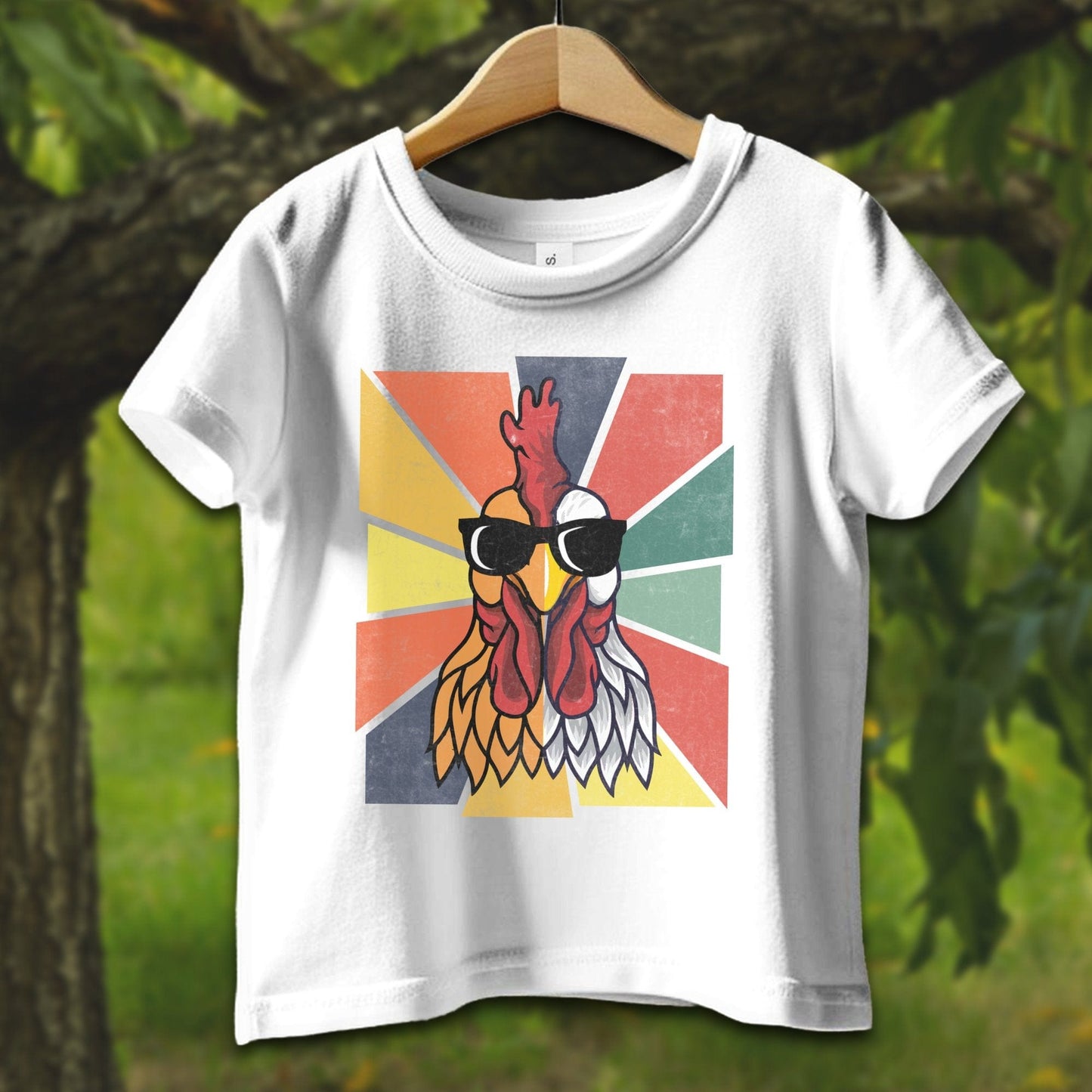 Baby Shirts T-Shirt Infant / 12 Months / White Cool Rooster - Baby Shirt