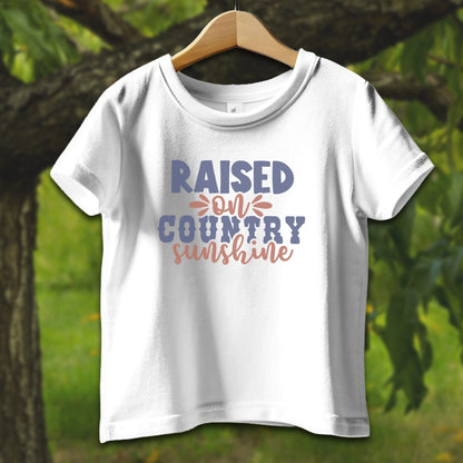 Baby Shirts T-Shirt Infant / 12 Months / White Raised on Country Sunshine - Baby Shirt