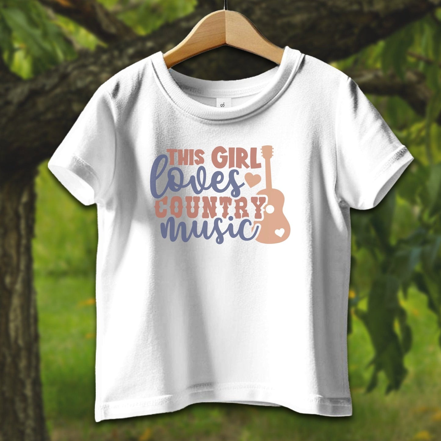 Baby Shirts T-Shirt Infant / 12 Months / White This Girl Loves Country Music - Baby Shirt