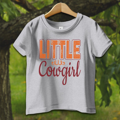 Baby Shirts T-Shirt Infant / 6 Months / Heather Little Cowgirl - Baby Shirt