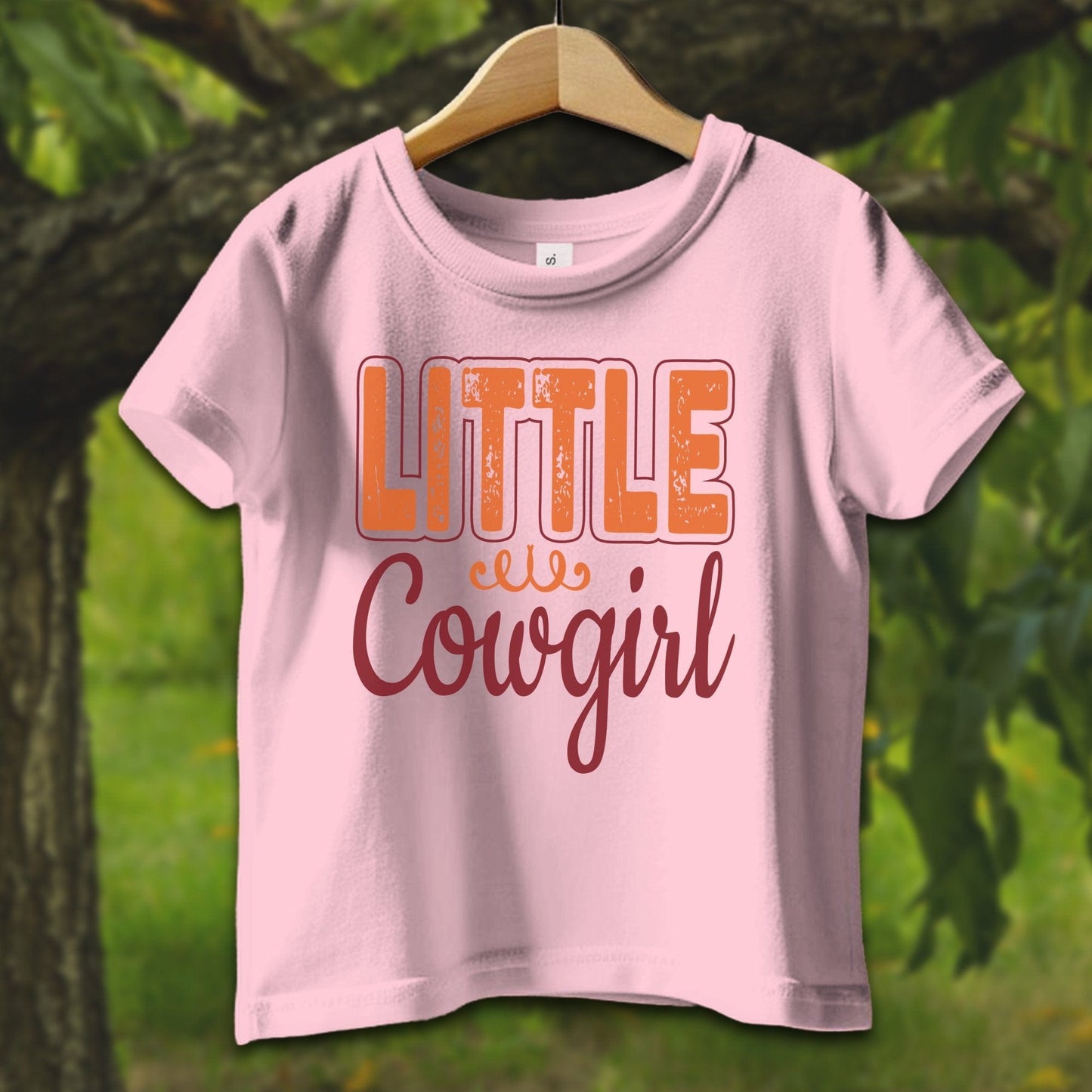 Baby Shirts T-Shirt Infant / 6 Months / Pink Little Cowgirl - Baby Shirt