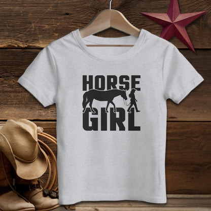 Baby Shirts T-Shirt Infant / Heather / 12 Months Horse and Girl Shirt