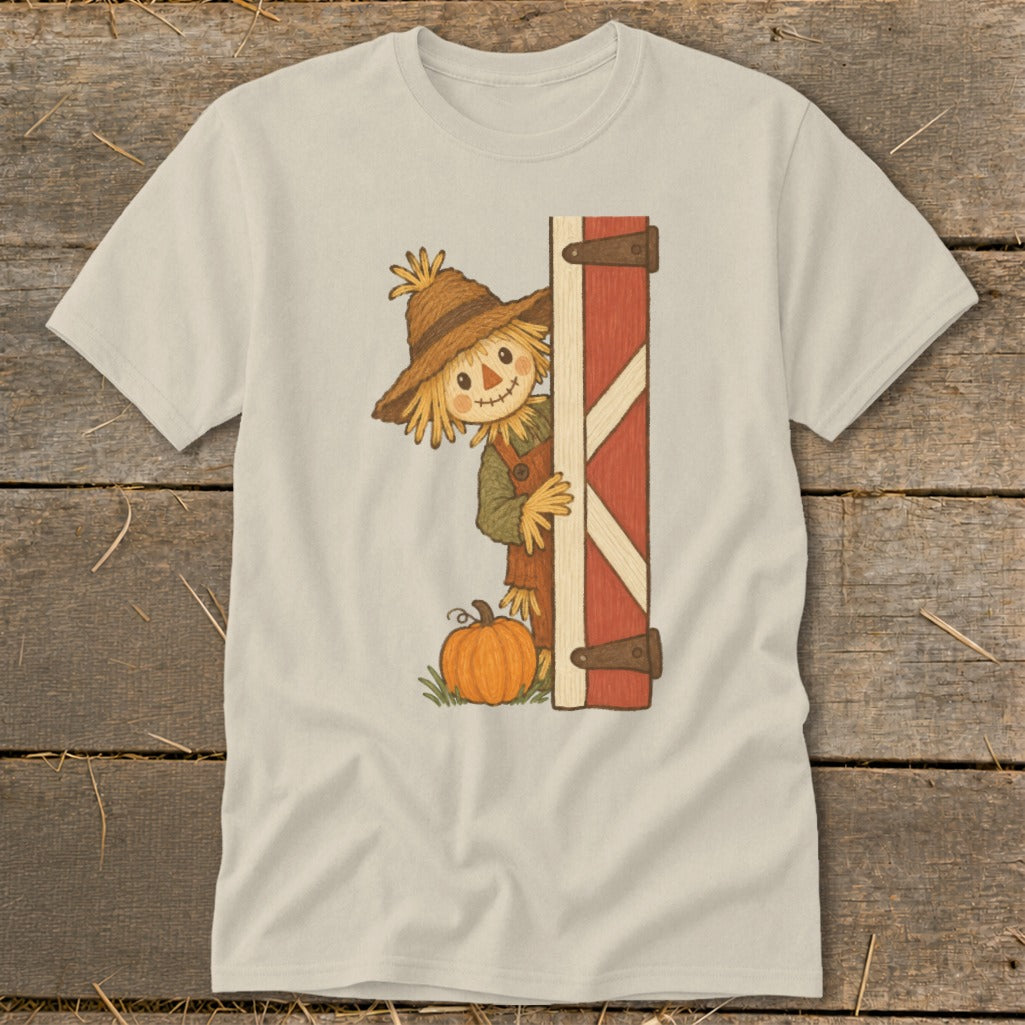 Peeking Scarecrow Classic Tee