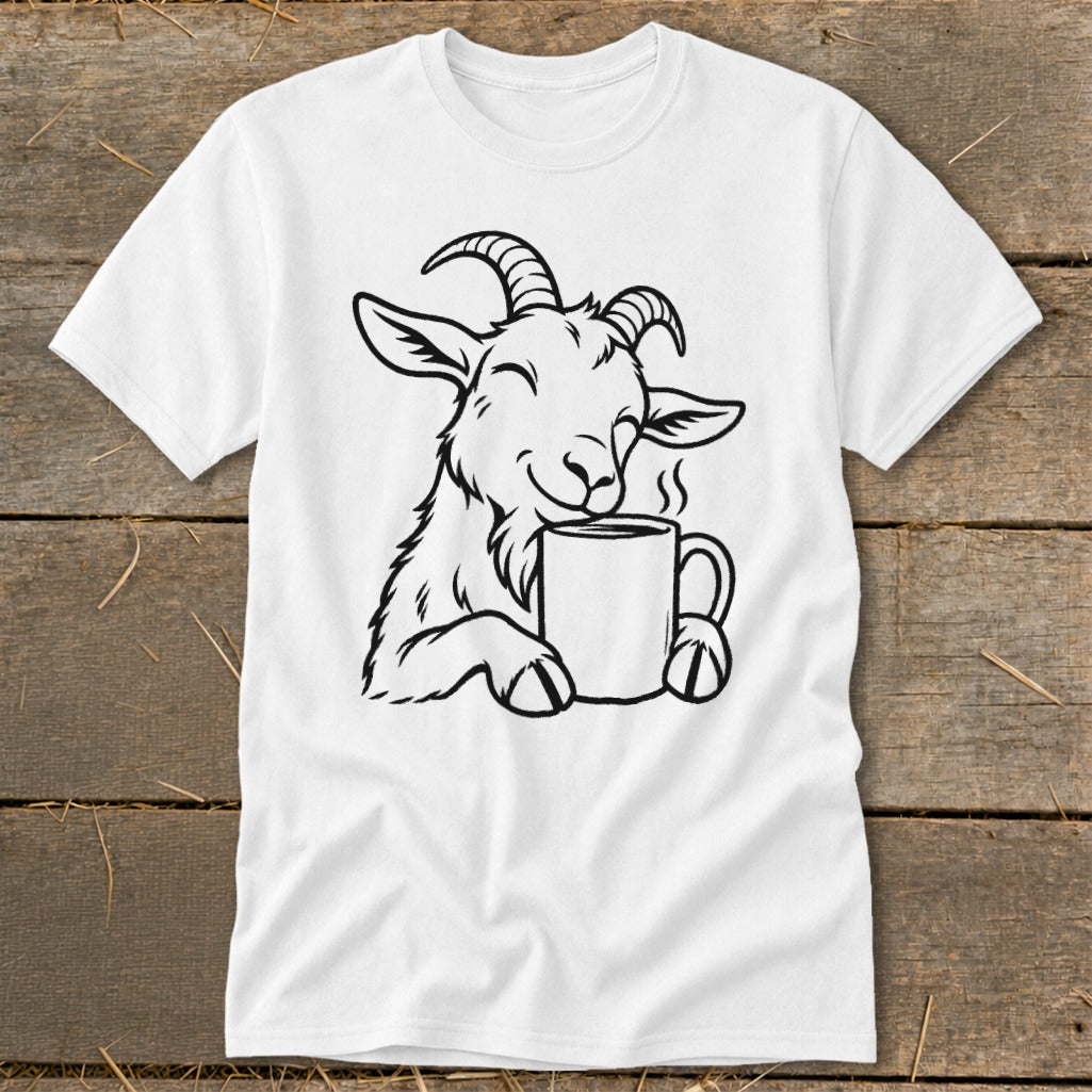 Morning Coffee Goat Classic Tee