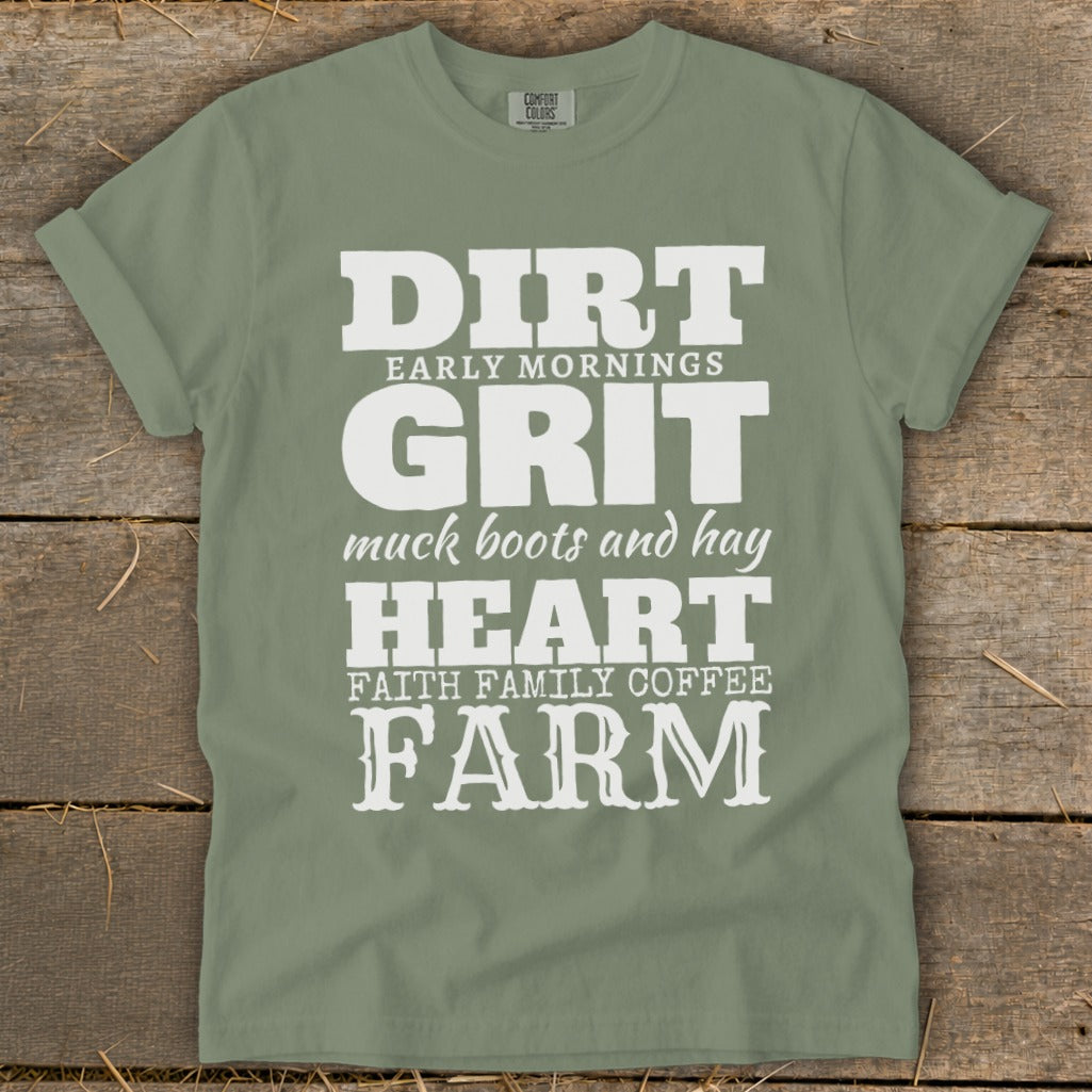 Dirt Grit Heart Farm Signature Tee