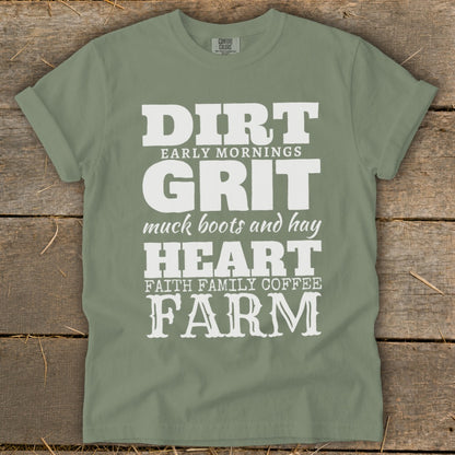 Dirt Grit Heart Farm Signature Tee