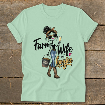 Boujee Farm Wife Softstyle Tee