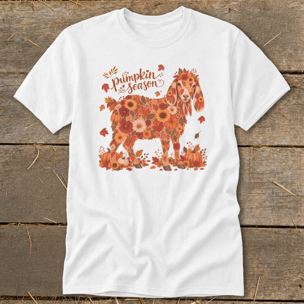 Fall Floral Nubian Goat Classic Tee