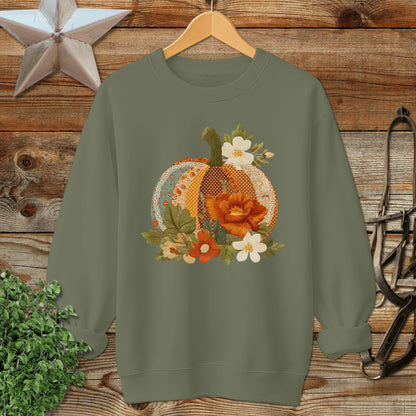Pumpkin Floral Arrangement Sweatshirt product
