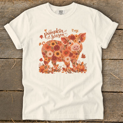 Fall Floral Pig Signature Tee