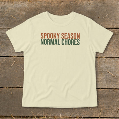 Spooky Season Normal Chores Infant Tee