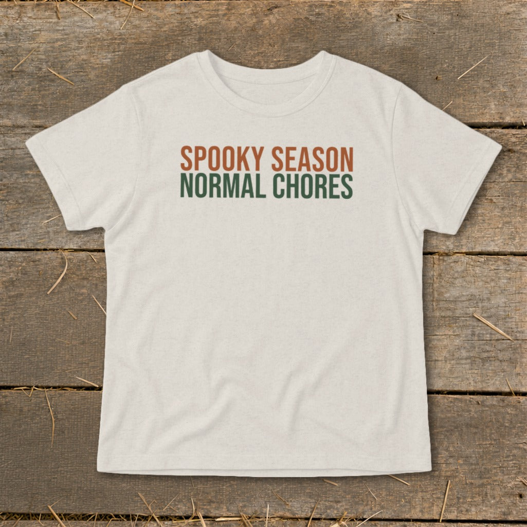 Spooky Season Normal Chores Infant Tee