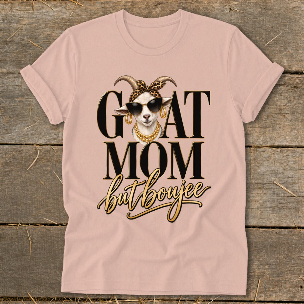 Goat Mom but Boujee Softstyle Tee