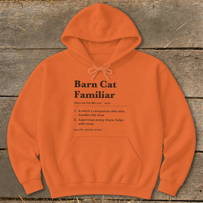 Barn Cat Familiar Definition Hoodie