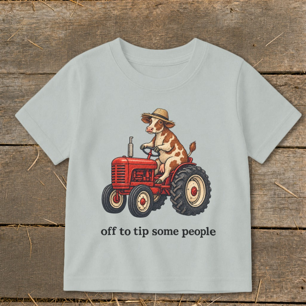 Off To Tip People Toddler Tee