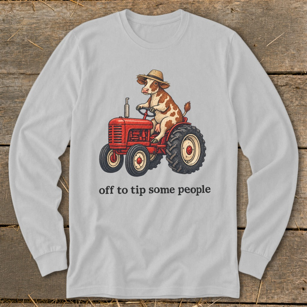 Off To Tip People Long Sleeve Tee