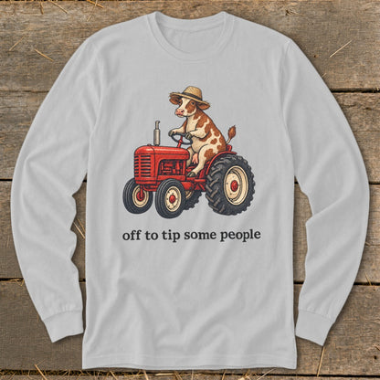 Off To Tip People Long Sleeve Tee