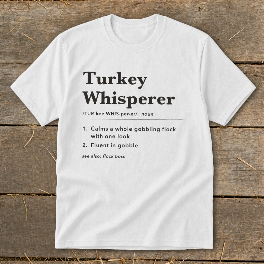 Turkey Whisperer Definition Youth Tee