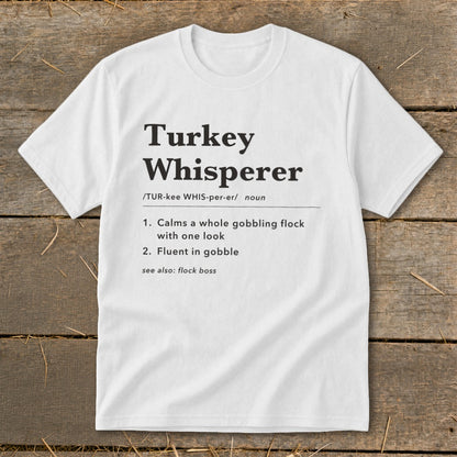 Turkey Whisperer Definition Youth Tee