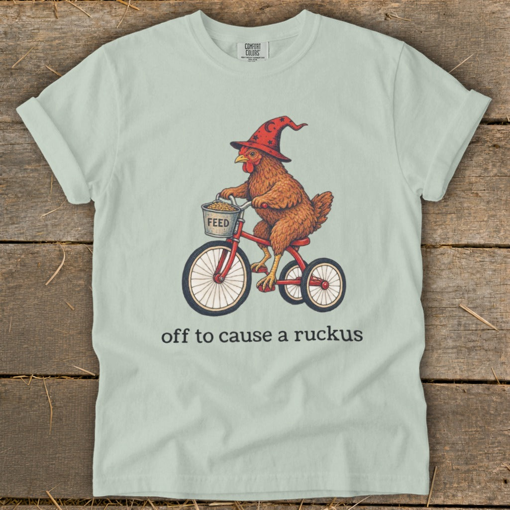 Off To Cause a Ruckus Signature Tee