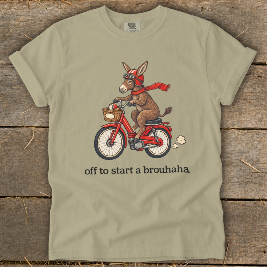 Off To Start a Brouhaha Signature Tee