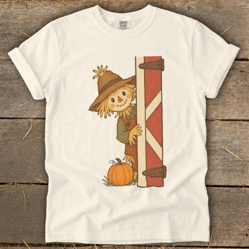 Peeking Scarecrow Signature Tee