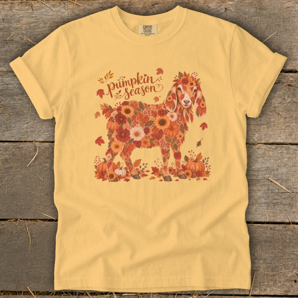 Fall Floral Nubian Goat Signature Tee