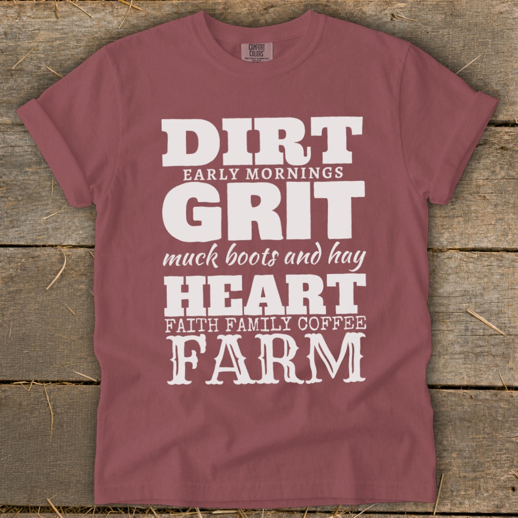 Dirt Grit Heart Farm Signature Tee