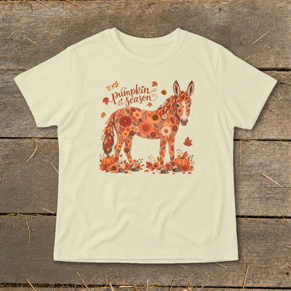 Fall Floral Donkey Infant Tee