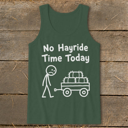 No Hayride Time Today Tank Top