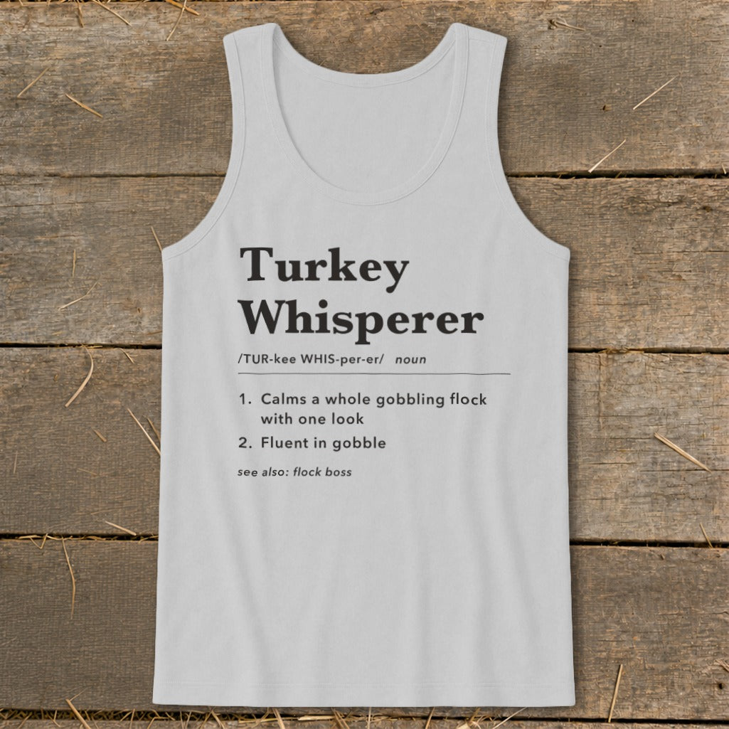 Turkey Whisperer Definition Tank Top