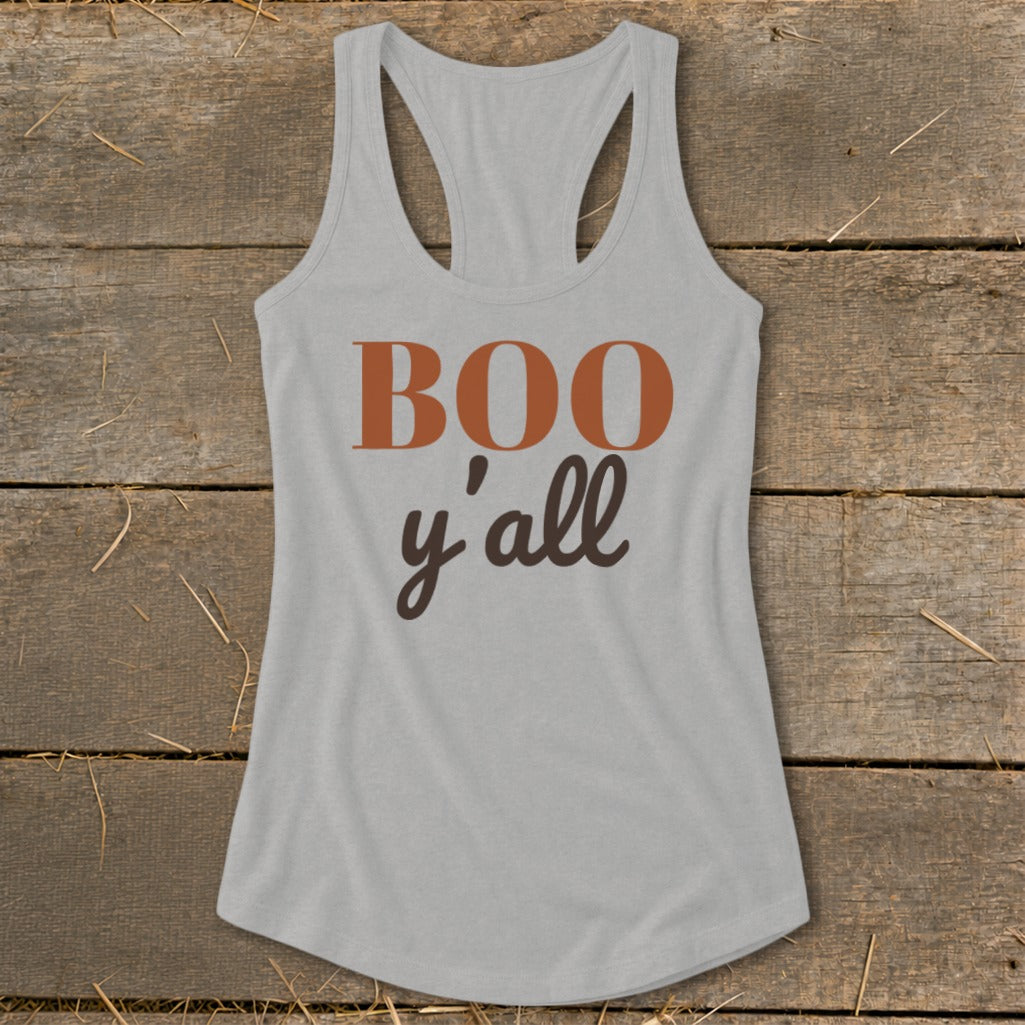 Boo Y'all Racerback Tank