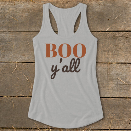 Boo Y'all Racerback Tank