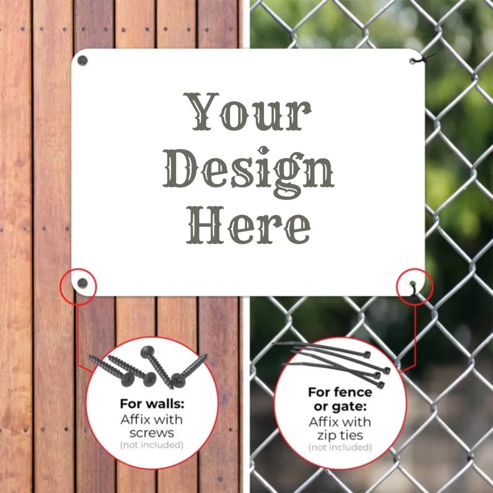 Custom Design Personalized Beware of Owner - Stall Sign