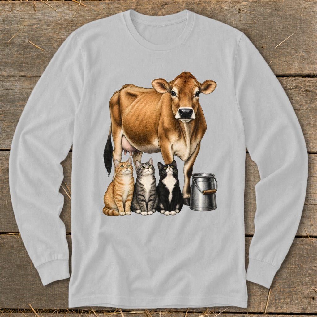 Milking Time Committee Long Sleeve Tee