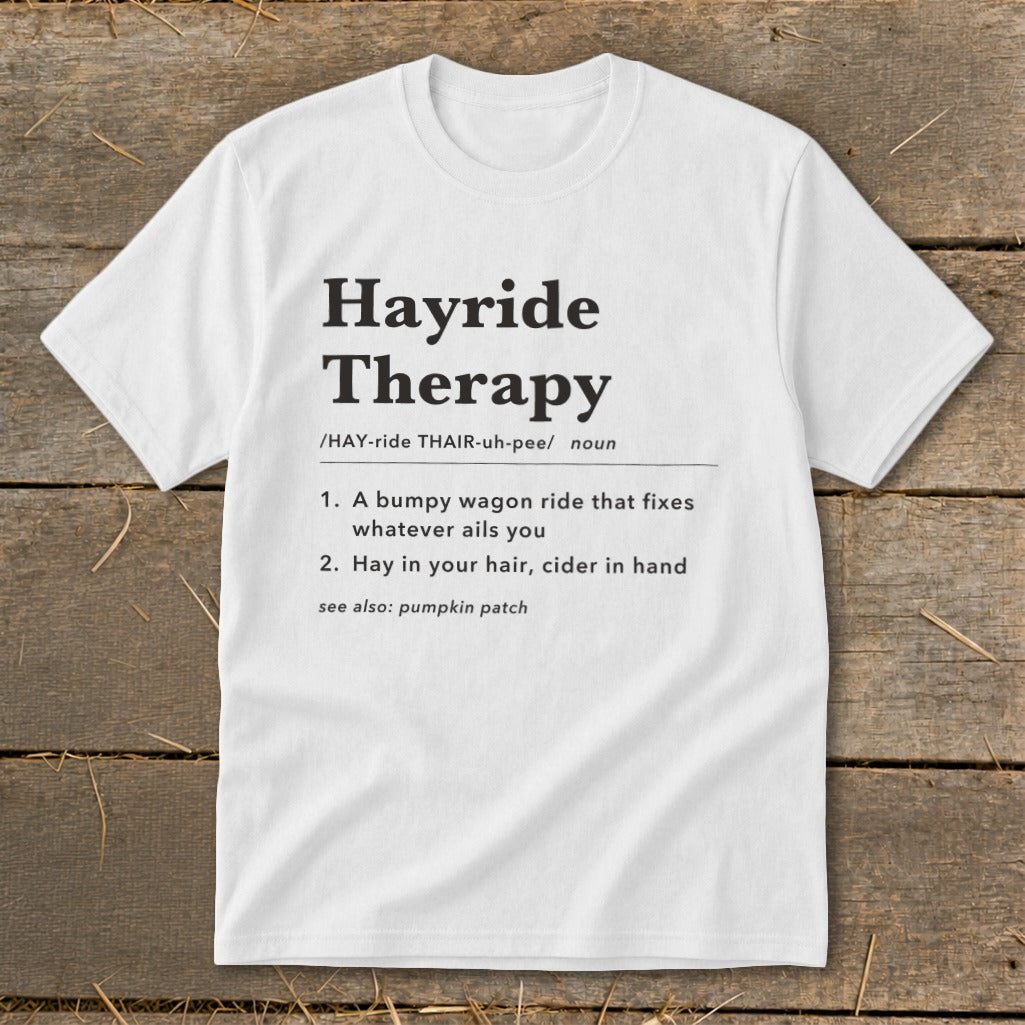 Hayride Therapy Definition Youth Tee