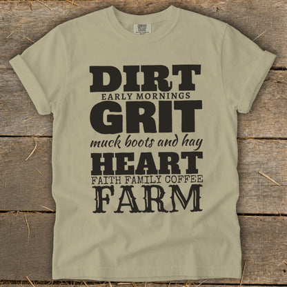Dirt Grit Heart Farm Signature Tee