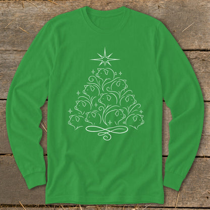 Elegant Pig Tree Long Sleeve Tee