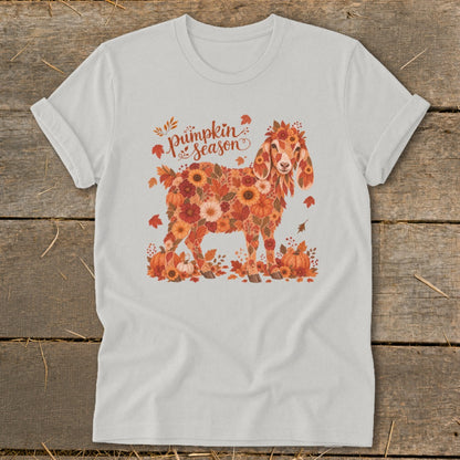 Fall Floral Nubian Goat Softstyle Tee
