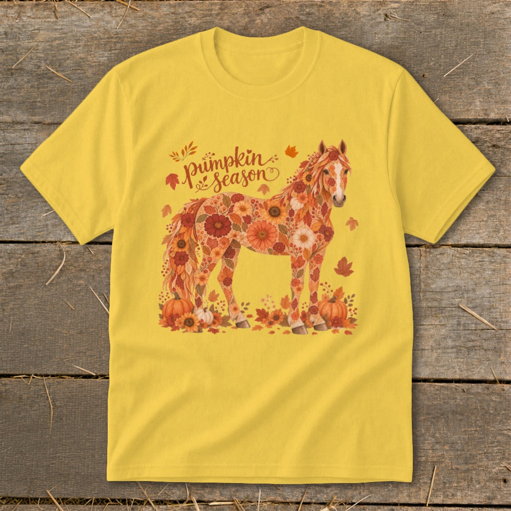 Fall Floral Horse Youth Tee