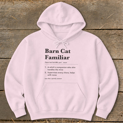 Barn Cat Familiar Definition Hoodie