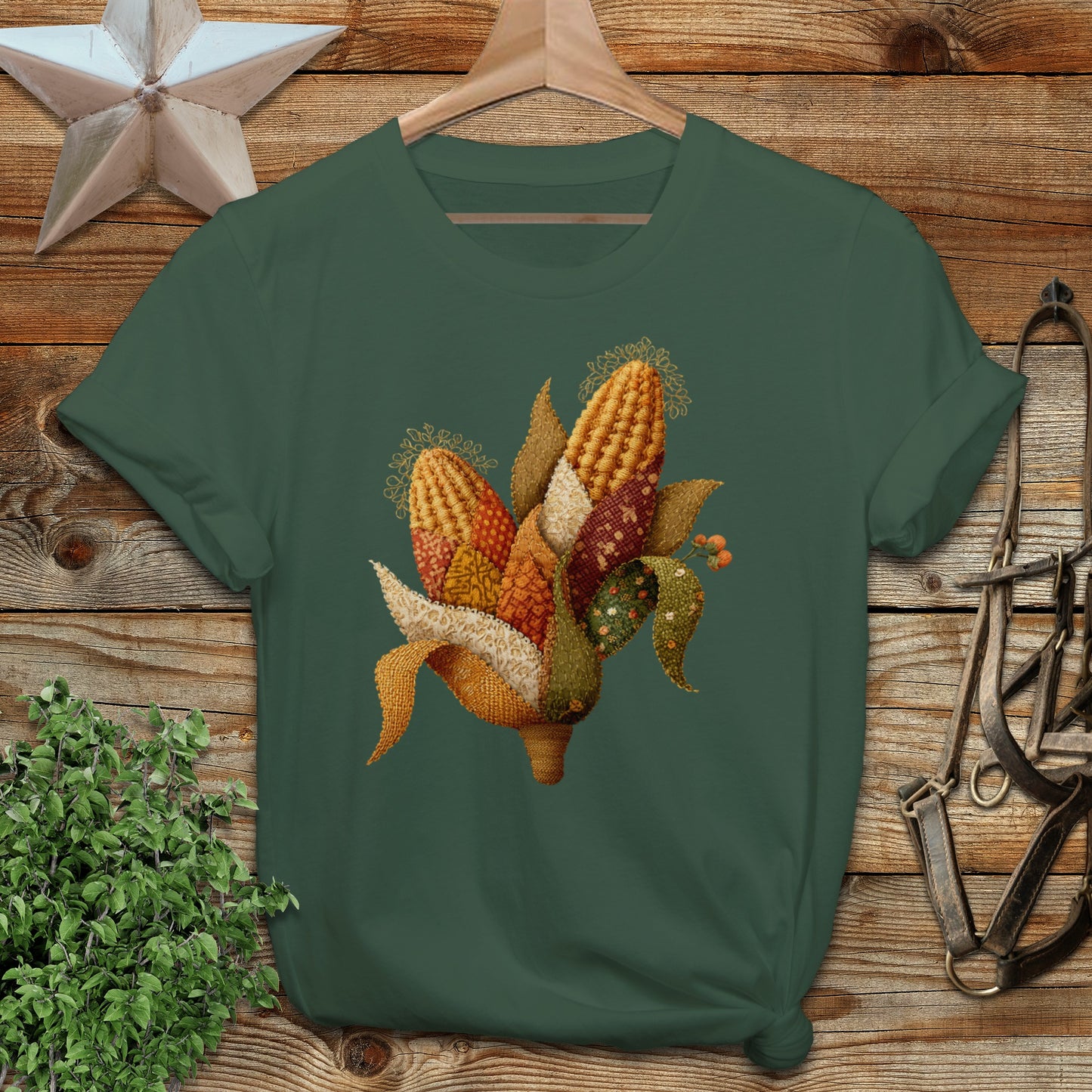 Festive Autumn Corn Graphic T-shirt product type