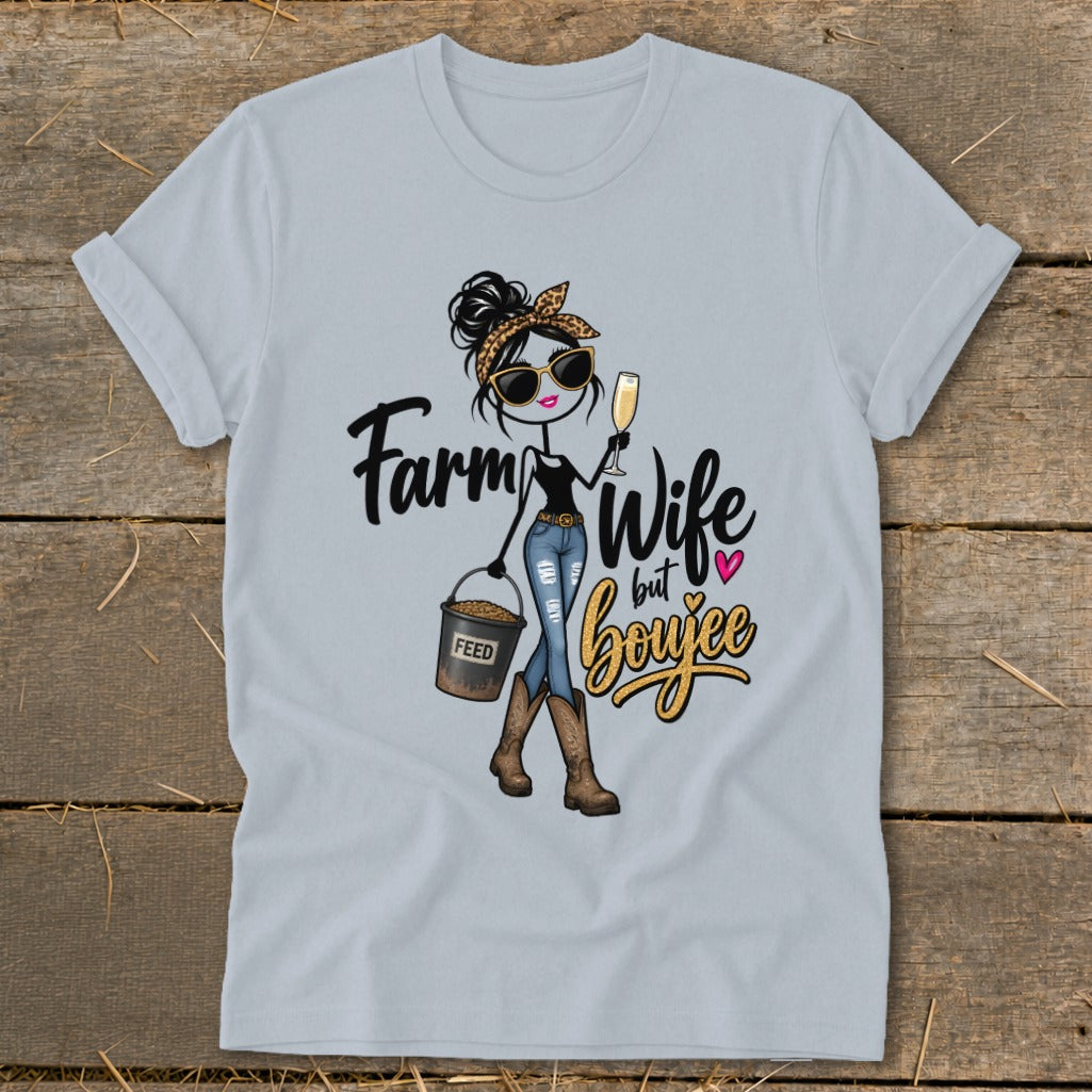 Boujee Farm Wife Softstyle Tee