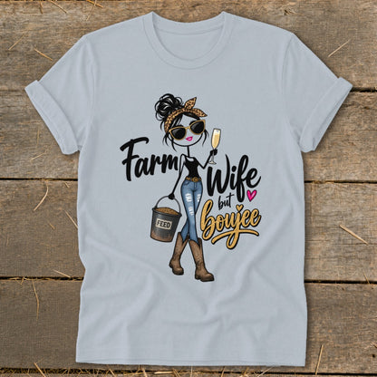 Boujee Farm Wife Softstyle Tee
