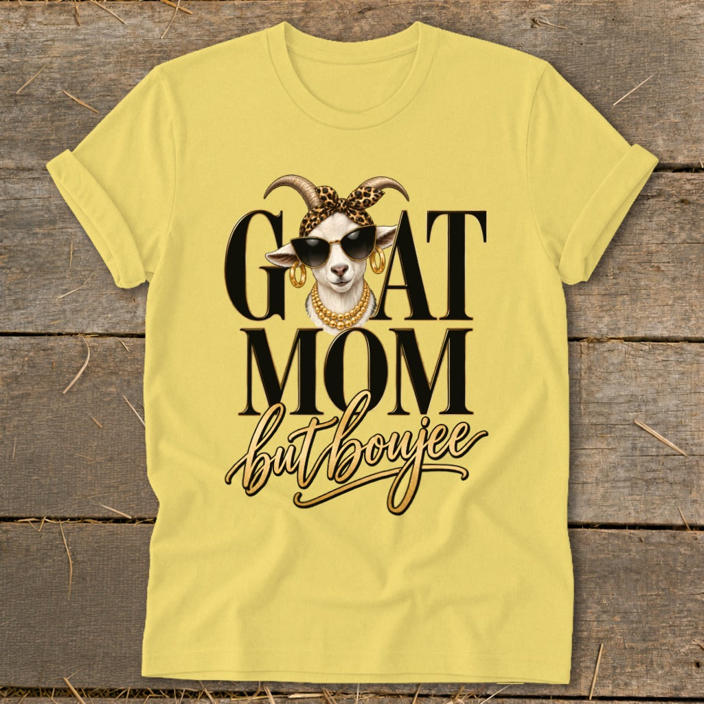 Goat Mom but Boujee Softstyle Tee