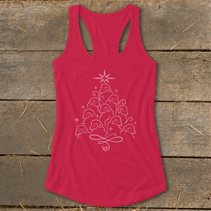 Elegant Sheep Tree Racerback Tank